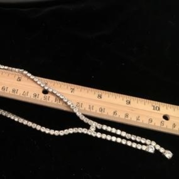 Dramatic Rhinestone Necklace & Earring Set - Picture 5 of 5